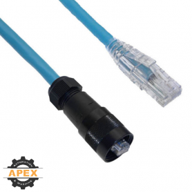 MENCOM | E45V3P-8MP-RJ45-5M | INDUSTRIAL CAT 5E RJ45