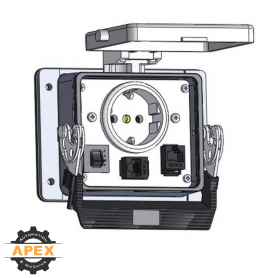 MENCOM | EP-2RJ45-R-32 | PANEL INTERFACE CONNECTOR