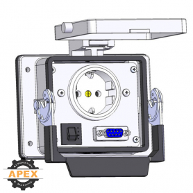 MENCOM | EP-DB9-R-32 | PANEL INTERFACE CONNECTOR