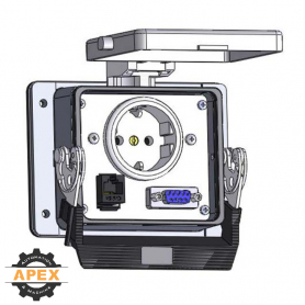 MENCOM | EP-DB9-RJ45-32 | PANEL INTERFACE CONNECTOR
