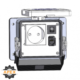 MENCOM | EP-RJ45-5R-32 | PANEL INTERFACE CONNECTOR