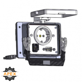MENCOM | EP-RJ45-USB-03-32 | PANEL INTERFACE CONNECTOR
