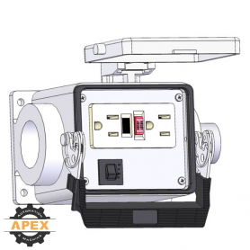 MENCOM | GF-10R-P532 | PANEL INTERFACE CONNECTOR