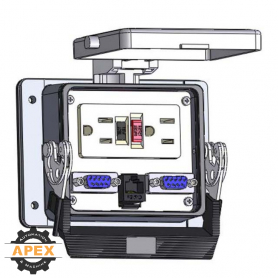 MENCOM | GF-2DB9-RJ45-32 | PANEL INTERFACE CONNECTOR
