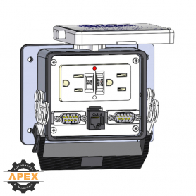 MENCOM | GF-2MDB9-RJ45-32 | PANEL INTERFACE CONNECTOR