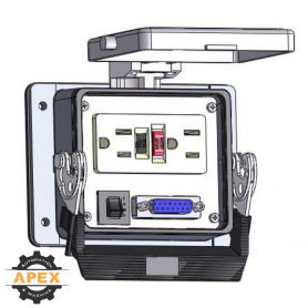 MENCOM | GF-DB15-R-32 | PANEL INTERFACE CONNECTOR