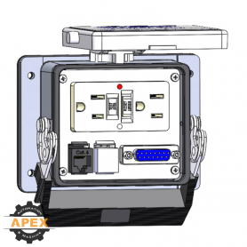 MENCOM | GF-DB15-RJ45-32 | Panel Interface Connector