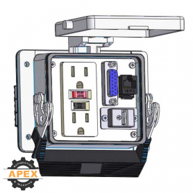 MENCOM | GF-DB15-RJ45-USB-AFBF-32 | INTERFACE CONNECTOR