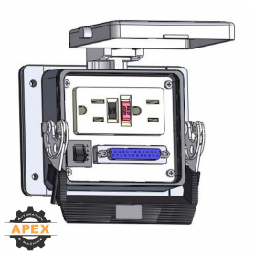 MENCOM | GF-DB25-5R-32 | PANEL INTERFACE CONNECTOR