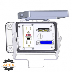 MENCOM | GF-DB25-USB-NR-48 | PANEL INTERFACE CONNECTOR