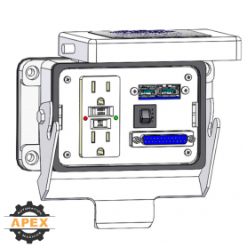 MENCOM | GF-DB25-USB-R-48 | PANEL INTERFACE CONNECTOR