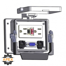 MENCOM | GF-DB9-2RJ45-32 | PANEL INTERFACE CONNECTOR