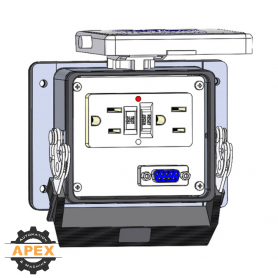 MENCOM | GF-DB9-32 | PANEL INTERFACE CONNECTOR