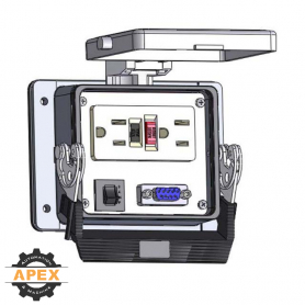 MENCOM | GF-DB9-R-32 | PANEL INTERFACE CONNECTOR