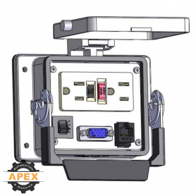 MENCOM | GF-DDB15-RJ45-R-32 | PANEL INTERFACE CONNECTOR
