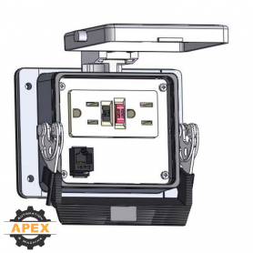 MENCOM | GF-RJ45-32 | PANEL INTERFACE CONNECTOR