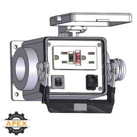 MENCOM | GF-RJ45-R-P32 | PANEL INTERFACE CONNECTOR