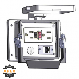MENCOM | GF-RJ45S-NR-32 | PANEL INTERFACE CONNECTOR