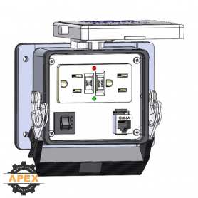 MENCOM | GF-RJ45S-R-32 | PANEL INTERFACE CONNECTOR
