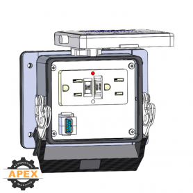 MENCOM | GF-USB-AFAF-NR-32 | PANEL INTERFACE CONNECTOR