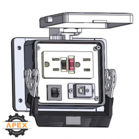 MENCOM | GF-USB-BFAF-R-32 | PANEL INTERFACE CONNECTOR