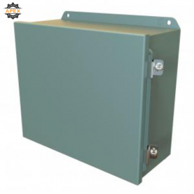 N4,12 J BOX HINGED - 10X12X5 - STEEL/GRAY