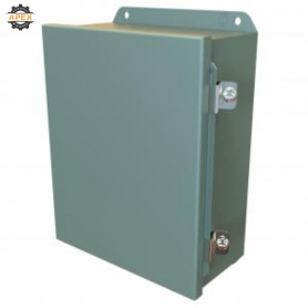 N4,12 J BOX HINGED - 10X8X4 - STEEL/GRAY