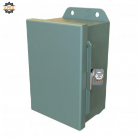 HAMMOND | HJ643HLP | N4,12 J BOX HINGED - 6X4X3 - STEEL/GRAY