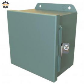 HAMMOND | HJ664HLP | N4,12 J BOX HINGED - 6X6X4 - STEEL/GRAY
