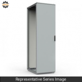 MODULAR SINGLE DOOR ENCL - 1400 X 800 X 800 - STEEL/LT GRAY
