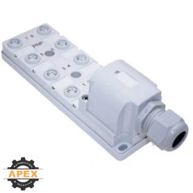 MENCOM | JAN-83P-210-F000 | M8 JUNCTION BLOCK WITH DOGHOUSE