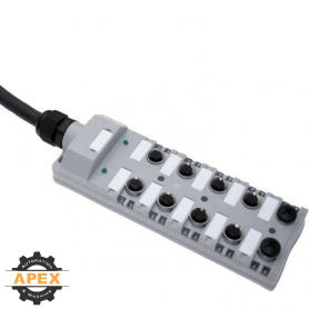 MENCOM | JDC-05P-224-C100 | M12 JUNCTION BLOCK WITH HR CABLE