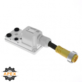MENCOM | JDC-43N-206-M003 | M12 JUNCTION BLOCK WITH HR PLUG