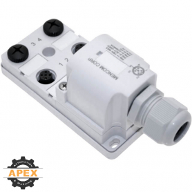 MENCOM | JDC-44N-207-F000 | M12 JUNCTION BLOCK WITH DOGHOUSE