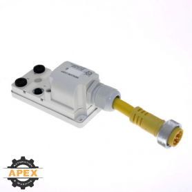 MENCOM | JDC-44P-212-M003 | M12 JUNCTION BLOCK WITH HR PLUG