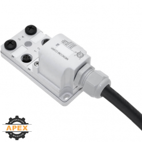 MENCOM | JDC-45P-211-C100 | M12 JUNCTION BLOCK WITH HR CABLE