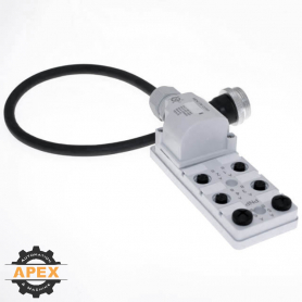 MENCOM | JDC-65P-219-M003 | M12 JUNCTION BLOCK WITH HR PLUG