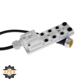 MENCOM | JDC-83P-210-M003 | M12 JUNCTION BLOCK WITH HR PLUG