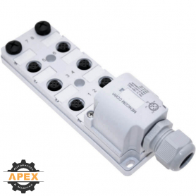 MENCOM | JDC-840-011-F000 | M12 JUNCTION BLOCK WITH DOGHOUSE