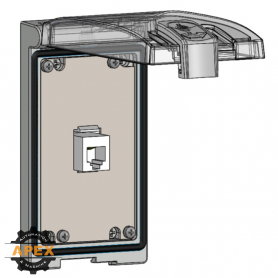 MENCOM | LP1-RJ11 | LOW PROFILE PANEL CONNECTOR