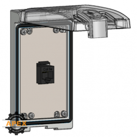 MENCOM | LP1-RJ45 | LOW PROFILE PANEL CONNECTOR