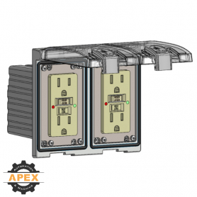 MENCOM | LP2-2GF | LOW PROFILE PANEL CONNECTOR