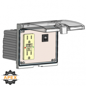 MENCOM | LP3-GF-R | LOW PROFILE PANEL CONNECTOR