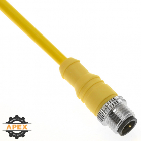 MENCOM | MAC-3MP-4M | MICRO-AC (1/2-20UN2) MALE CORDSET