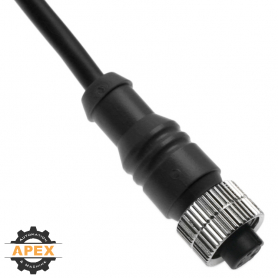 MENCOM | MACB-4FP-15M-B | MICRO-AC (1/2-20UN2) CORDSET