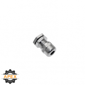 MENCOM | MCG-M12-SS | METAL METRIC THREADED CABLE GLAND