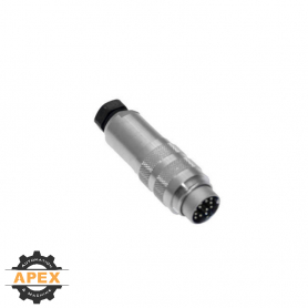 MENCOM | MCL-12MP-FW07 | M16 MALE FIELD WIREABLE PLUG