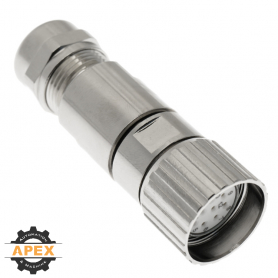 MENCOM | MCV-12FP-FW-CC | M23 FEMALE FIELD WIREABLE PLUG