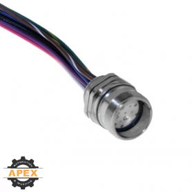 MENCOM | MCV-12FR-0.5M-M20L | M23 FEMALE RECEPTACLE