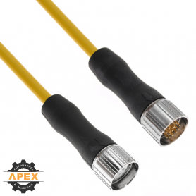 MENCOM | MCV-12MFPX-10M | M23 MALE/FEMALE CORDSET